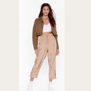 Gold-ish tan Utility Pants Brand New with tags